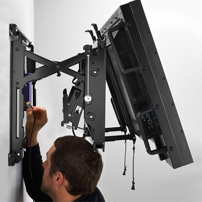 Chief ConnexSys Video Wall Mount LVS1U-G, full-motion TV wall mount in service position