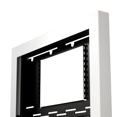Chief Impact On-Wall Kiosk LW40UWPG, outdoor display kiosk enclosure interior mounting frame detail