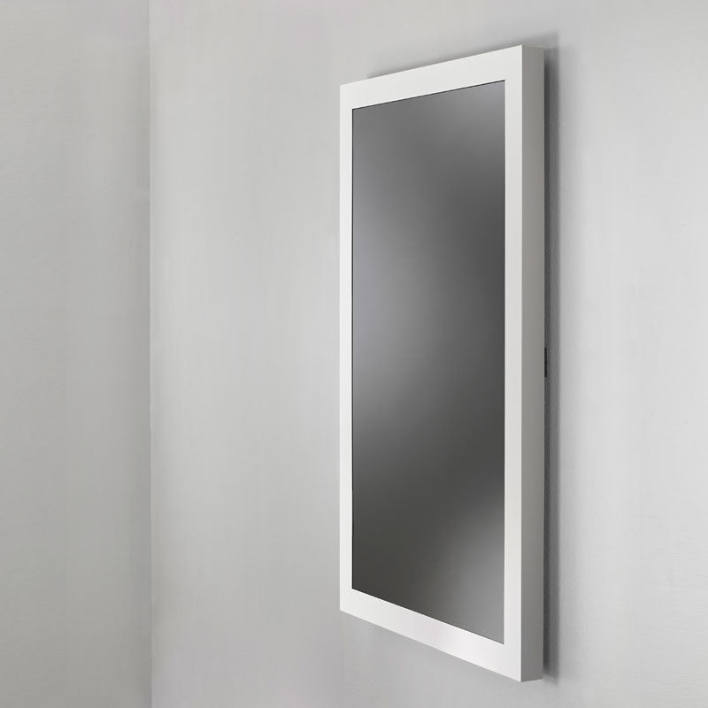 Chief Impact On-Wall Kiosk (Portrait, 48 inch, Glass, White) LW48UWPG