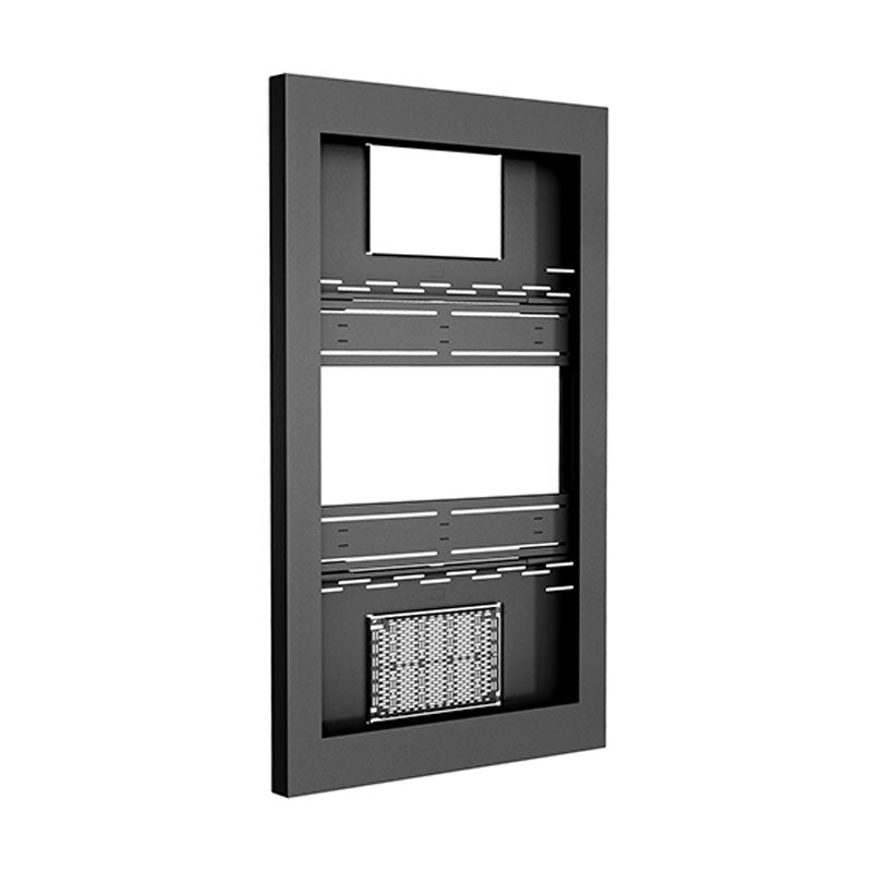 Chief Impact On-Wall Kiosk, Portrait, 65 inch, Black, LW65UBP
