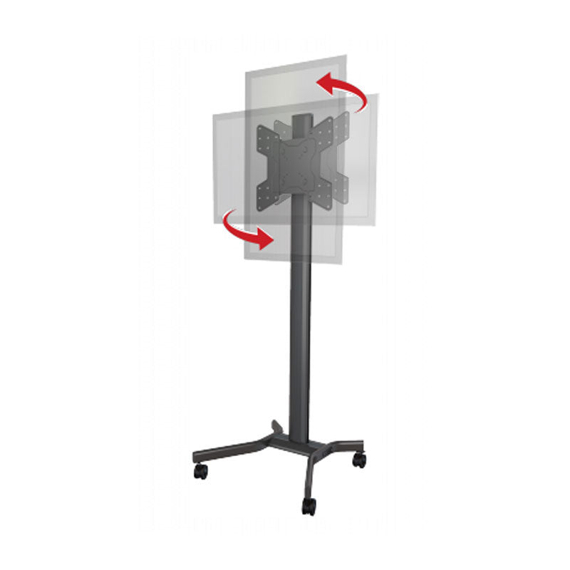 Crimson Rotating Back to Back Cart for Large Screens, M55DVLP