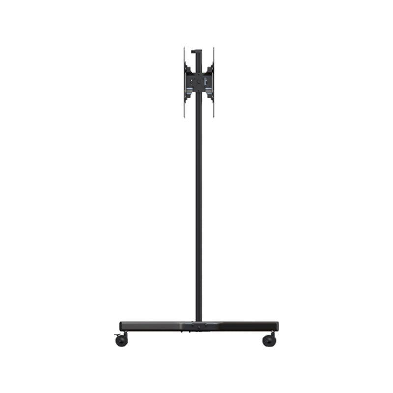 Crimson Large Mobile TV Cart M55DV, mobile display floor stand side view