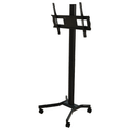 Crimson 72 inch Adjustable Height Mobile Cart for 37 to 63 inch Screens (Black) M63