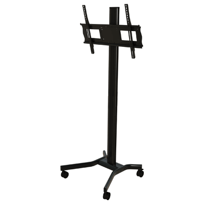 Crimson 72 inch Adjustable Height Mobile Cart for 37 to 63 inch Screens (Black) M63