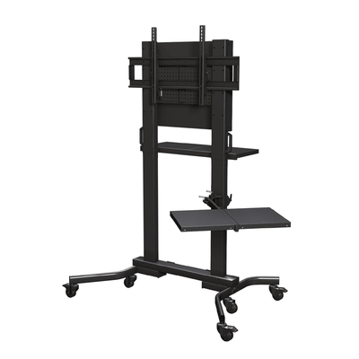 Crimson Heavy Duty Cart with Cover System Back Shelf and Side Shelf M90LTZ