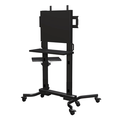 Crimson XL Heavy Duty TV Cart M90LTZ, mobile display cart rear view