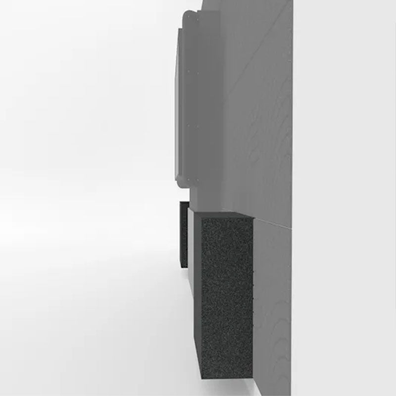 Middle Atlantic ADA Comp 2x2 Wall Tile ADA-WT-8IN-CHG, acoustic wall panels installed side profile