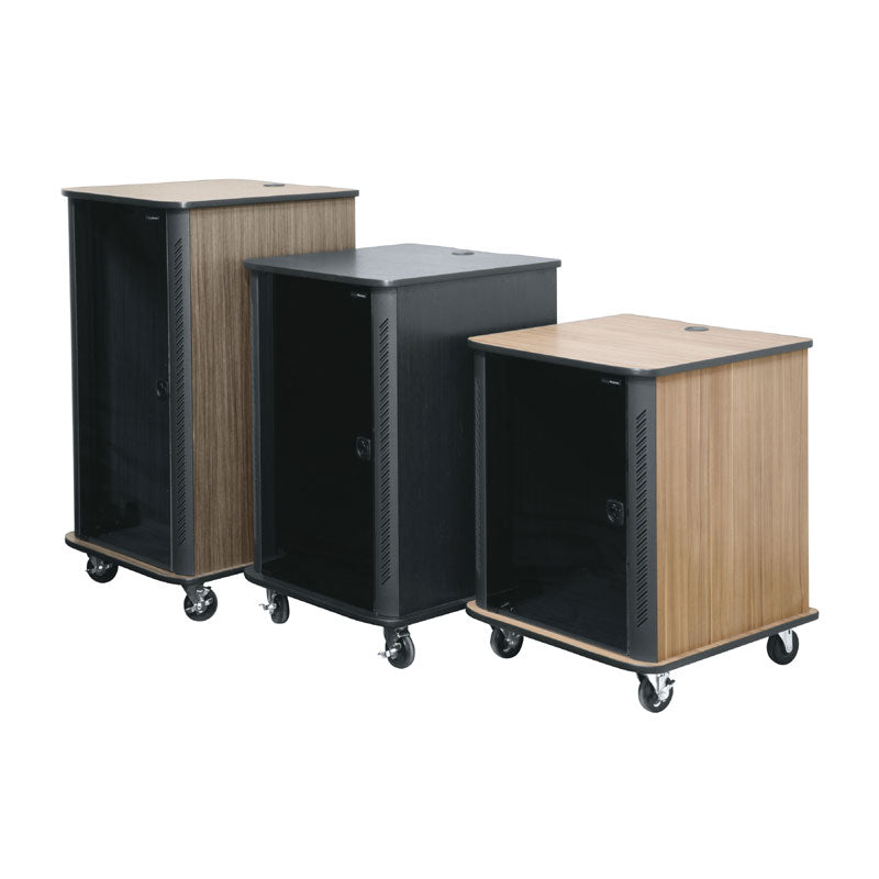 Middle Atlantic Mobile Rack (16 RU, Kensington Maple) RFR-1628E1