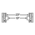 Middle Atlantic Rackrail Reducer (2 RU, 23 to 19 inches) 23-19-2