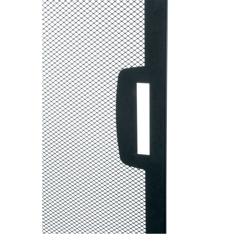 Middle Atlantic Split Rear Door CLVRD-WMRK-45LH, perforated enclosure handle close-up