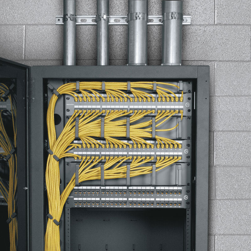 Middle Atlantic Data Swing Wall Rack CWR-12-17VD, network cabinet cable management detail