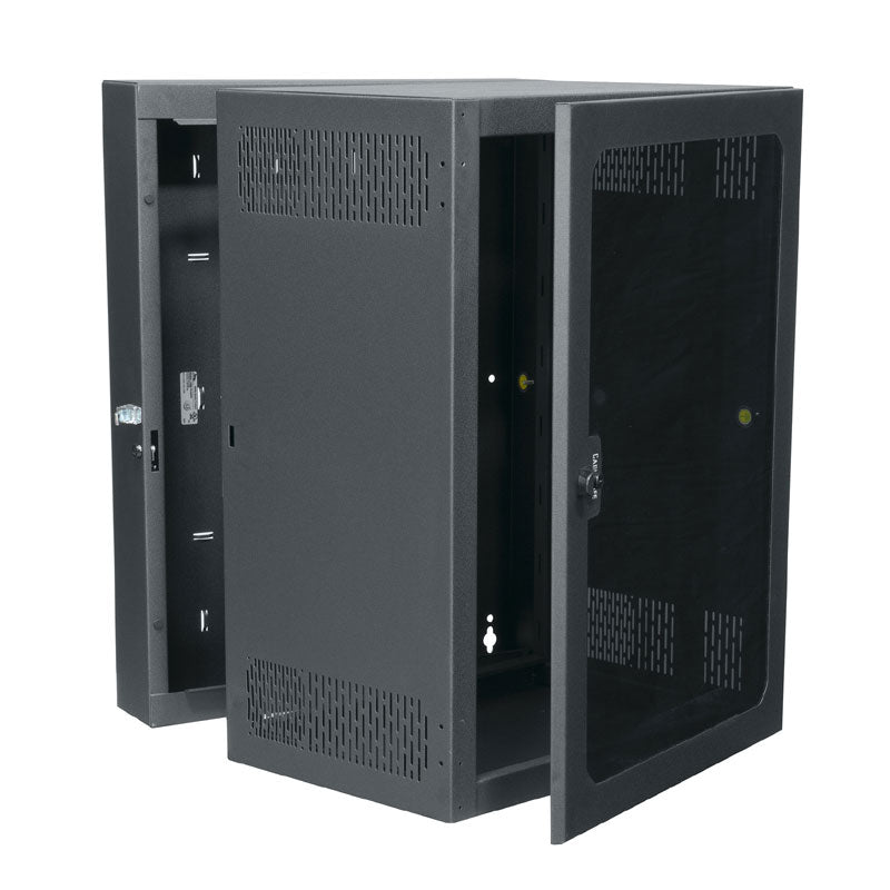 Middle Atlantic Data Swing Wall Rack (18 RU, 22 D, Plexi) CWR-18-22PD