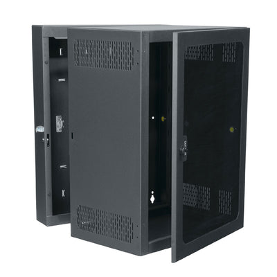 Middle Atlantic Data Swing Wall Rack (18 RU, 22 D, Plexi) CWR-18-22PD