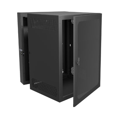 Middle Atlantic Data Swing Wall Rack (18 RU, 26 D, Plexi) CWR-18-26PD