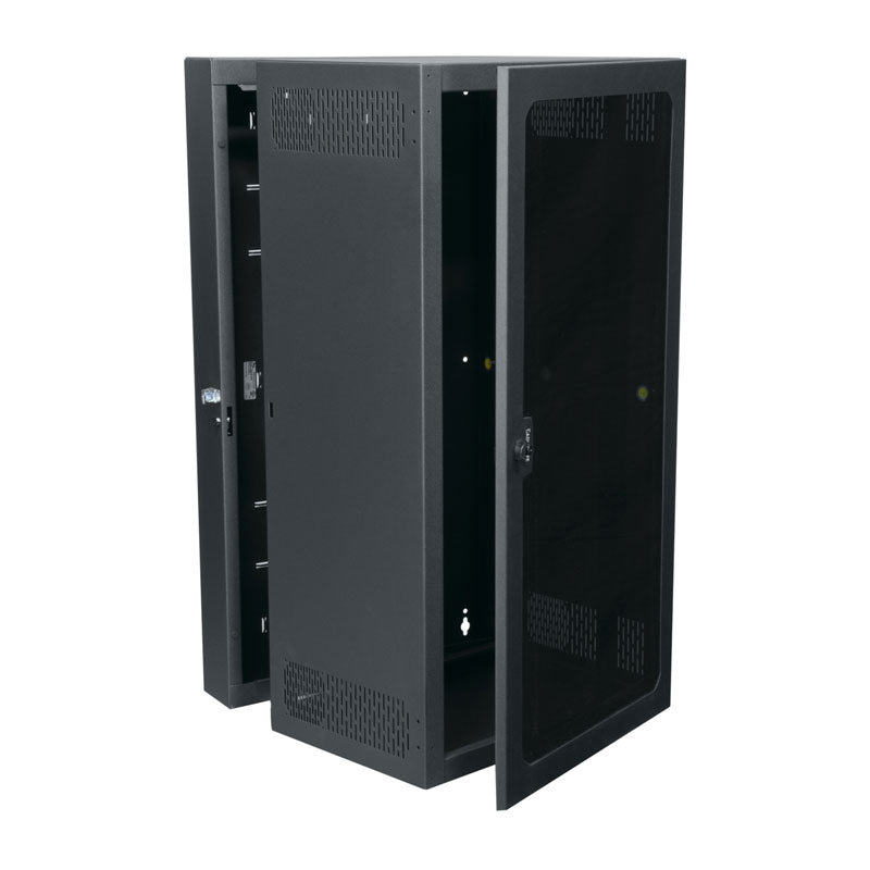 Middle Atlantic Data Swing Wall Rack (26 RU, 22 D, Plexi) CWR-26-22PD