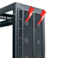 Middle Atlantic High CFM Split Rear Door (44 RU, DRK Racks) D-CFRD-44