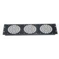 Middle Atlantic Fan Panel (3 RU, 3 Fan Space, Anodized) FP3