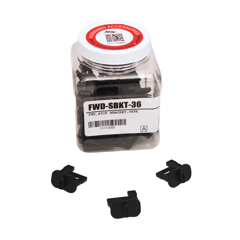 Middle Atlantic Forward Small Device Stop Bracket (36 Pk) FWD-SBKT-36