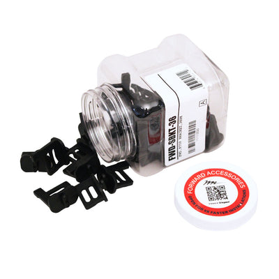 Middle Atlantic Forward Small Device Stop Bracket FWD-SBKT-36, forward accessory stop bracket kit