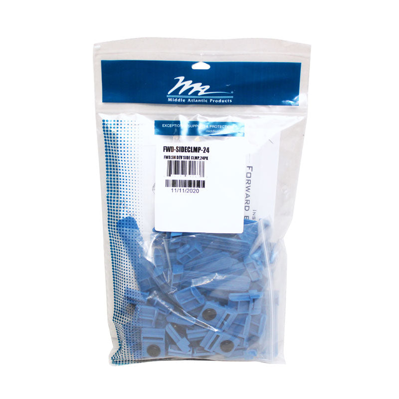 Middle Atlantic Forward Small Device Mount Clamps (24 Pk) FWD-SIDECLMP-24