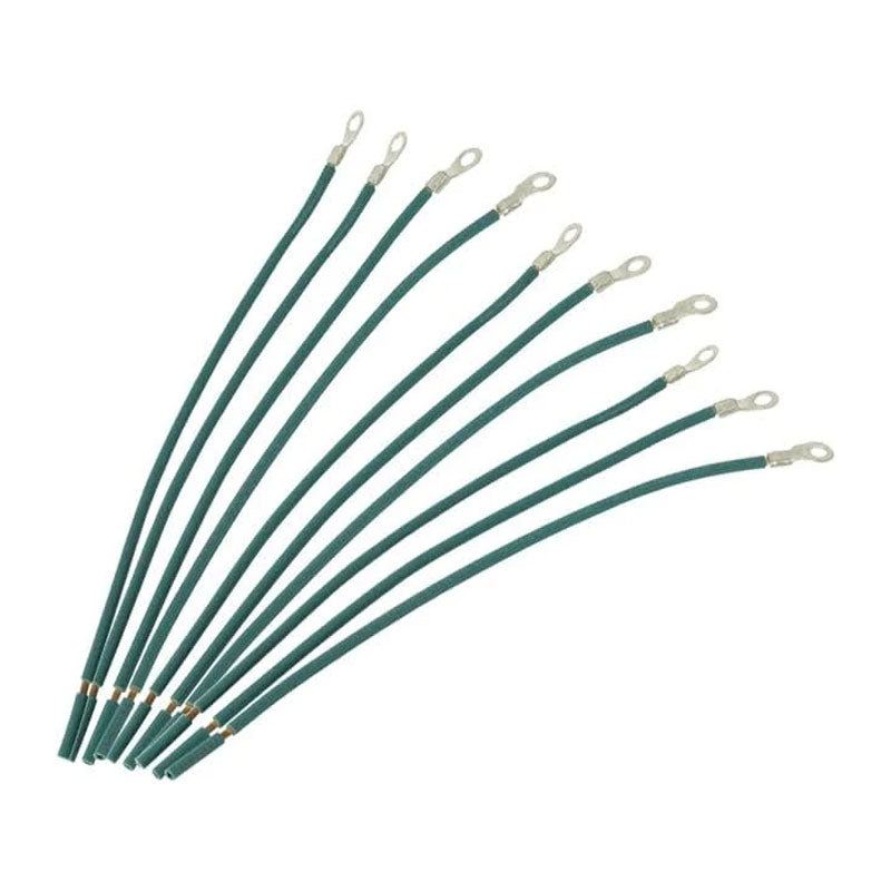 Middle Atlantic Ground Wires (8 inch, Term Ring, 10 Pack) G-8X10