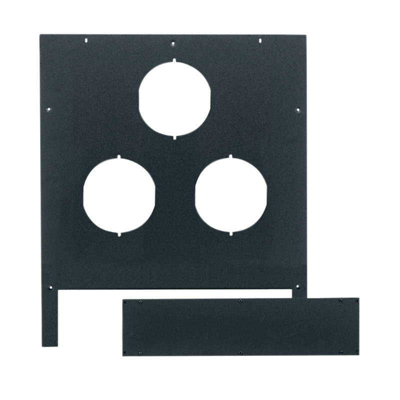 Middle Atlantic Fan Top (Accepts Three 6 inch Fans, Various) MW-6FT