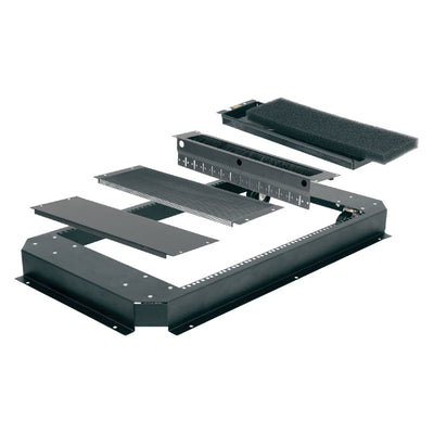 Middle Atlantic Plenum Base PBS-WMRK-42, in-floor AV enclosure exploded component view