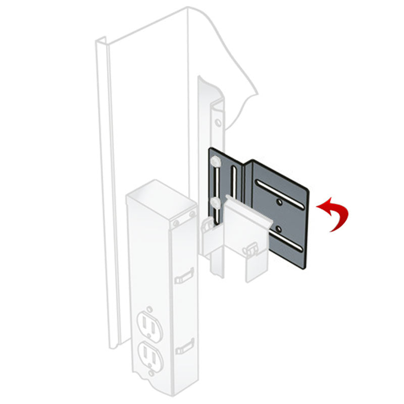 Middle Atlantic Power Strip Bracket (DWR and SR Series) PB-DWR