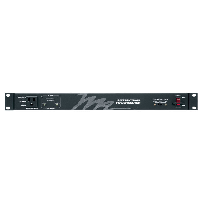 Middle Atlantic Rackmount Power (9 Out, 6 Control, 2 Stage Surge) PDC-915R-