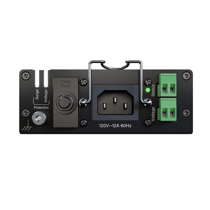 Middle Atlantic NEXSYS Compact Power PDX-215C-SP, rack power module rear outlet view
