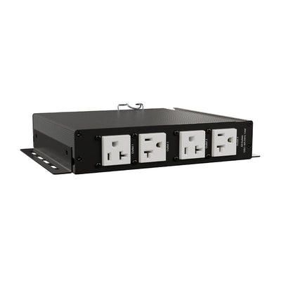Middle Atlantic NEXSYS Compact Power PDX-620C, four-outlet power module with mounting bracket