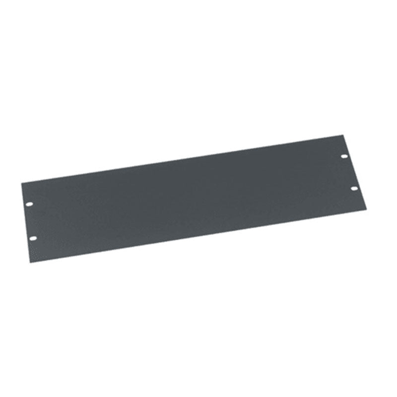 Middle Atlantic Blank Panel (3 RU, Flat, Aluminum, Powder Coat) PHBL-3