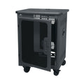 Middle Atlantic Portable Rolling Rack (14 RU, 26 D, Plexi Top) PTRK-1426MDK