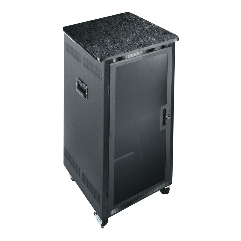 Middle Atlantic Portable Rolling Rack (21 RU, 26 D, Plexi Top) PTRK-2126MDK