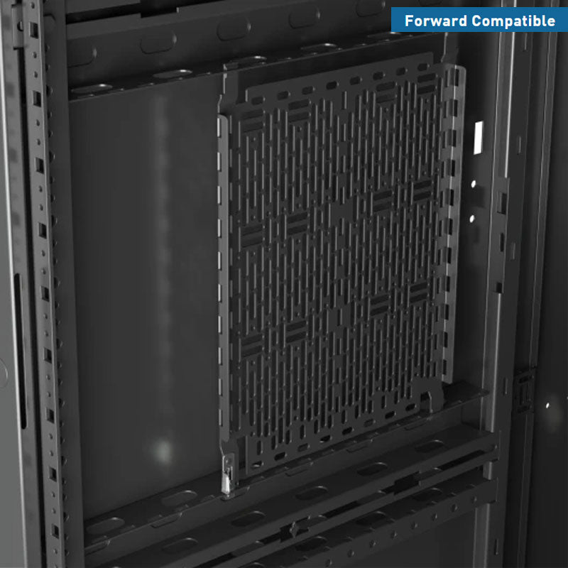 Middle Atlantic Large Pivoting Wall Rack SR-24-32, rack cabinet ventilation panel detail