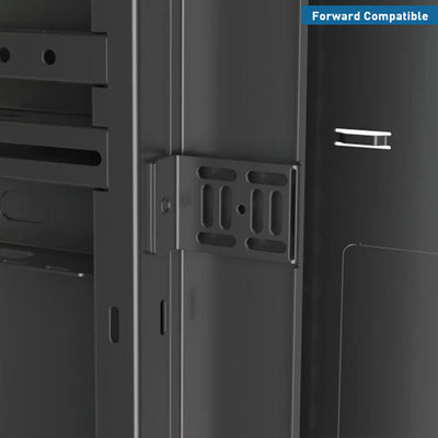 Middle Atlantic Large Pivoting Wall Rack SR-24-32, rack cabinet rail bracket detail