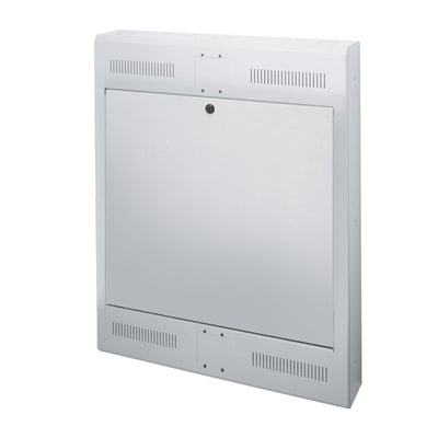 Middle Atlantic Tilt Out Wall Rack TOR-3-20SP, white wall equipment cabinet closed