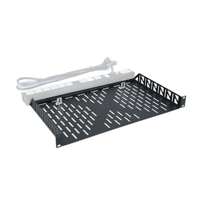 Middle Atlantic Utility Rack Shelf (1RU, 10.4 D, Vented, 4 Pack) U1V-4