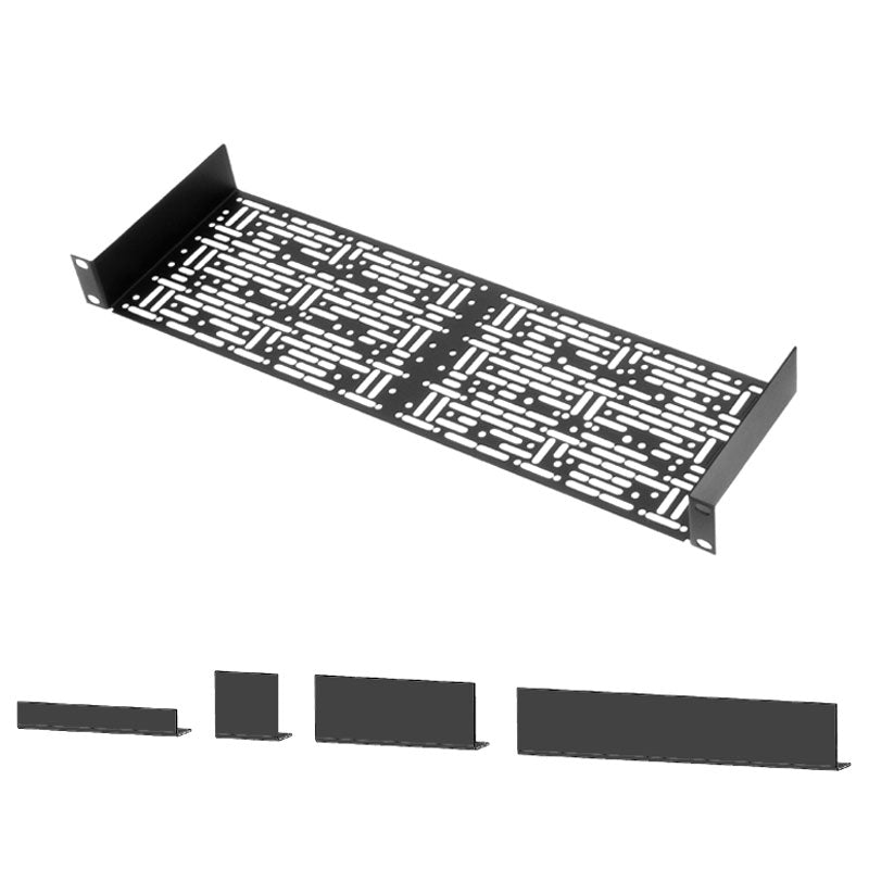 Middle Atlantic UMS Rack Shelf (1RU, 5.5 D, Blank Panels) UMS1-5.5K