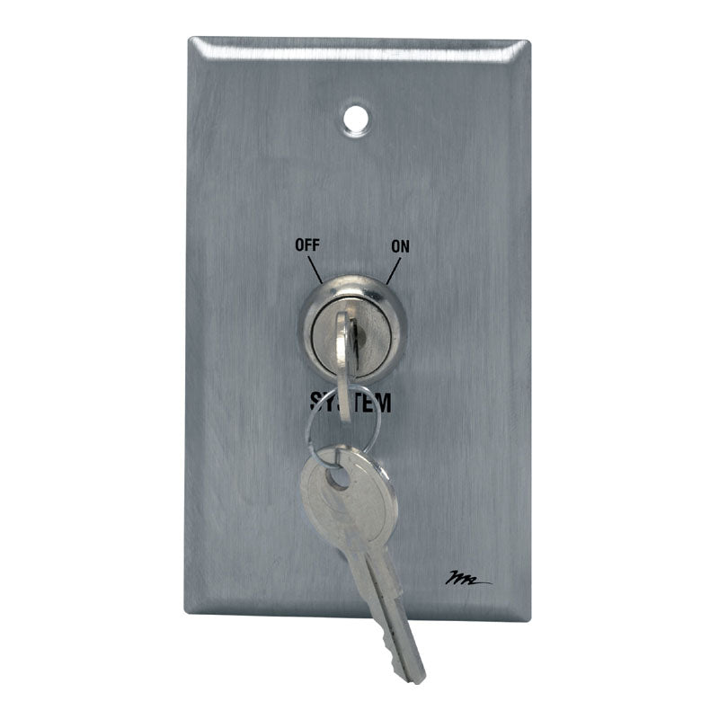 Middle Atlantic Remote Wall Plate Keyswitch (Silver) USC-K