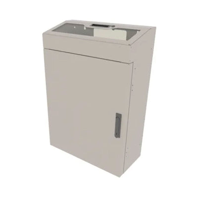 Middle Atlantic Vertical Wall Rack (6 RU, Plexi, Putty) VWM-PD-6-36K-PW