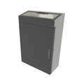 Middle Atlantic VWM Split Plexi Door (42Hx16D, Black) VWM-SPD-4216-BW