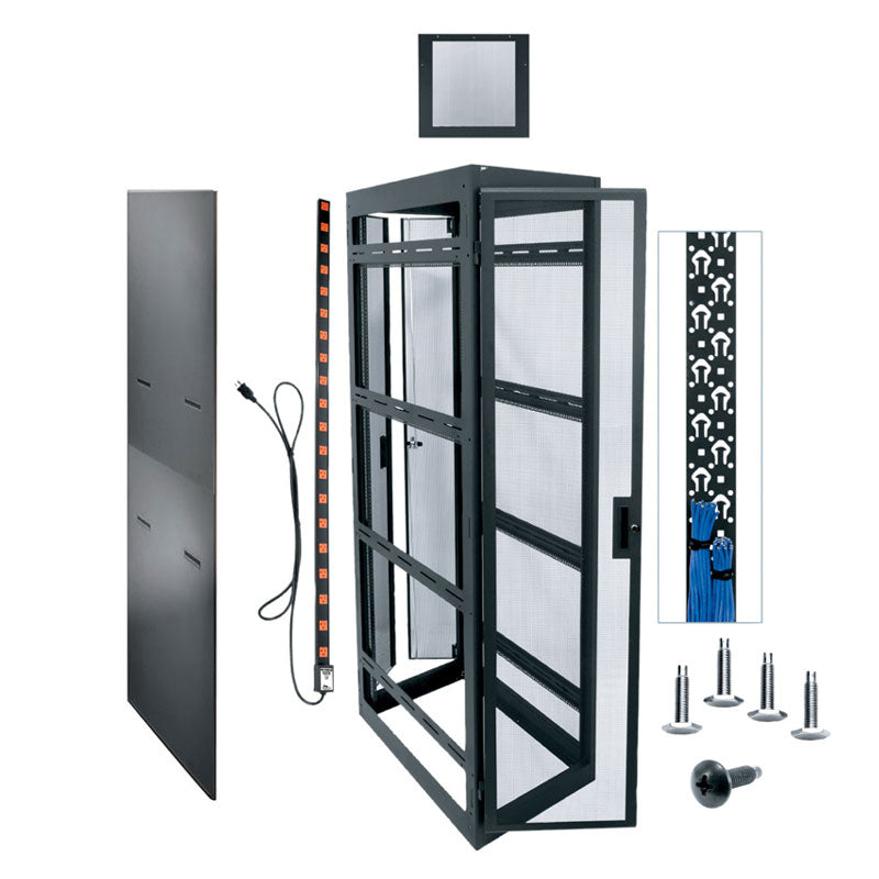 Middle Atlantic Server Rack (42 RU, 36 D, Sides, Cage-Nut) WMRK-4236SVR