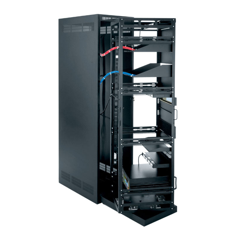 Middle Atlantic Roll Out Rack WR-37-32, server rack open front view