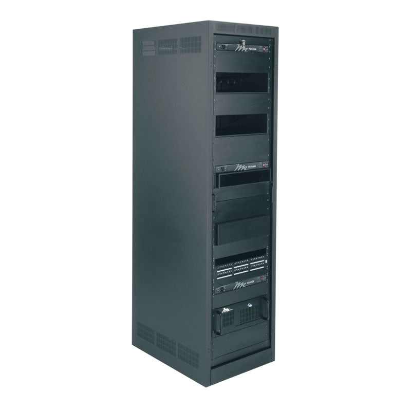 Middle Atlantic Roll Out Rack WR-37-32, server rack closed front view