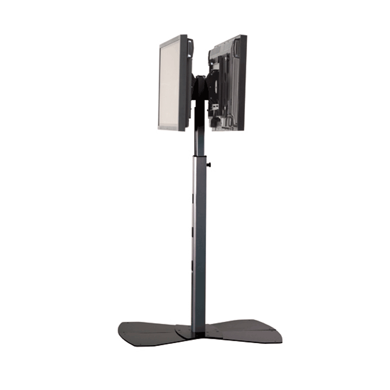 Chief Universal Flat Panel Dual Display Floor Stand for 30-55 inch Screens (Black) MF2UB