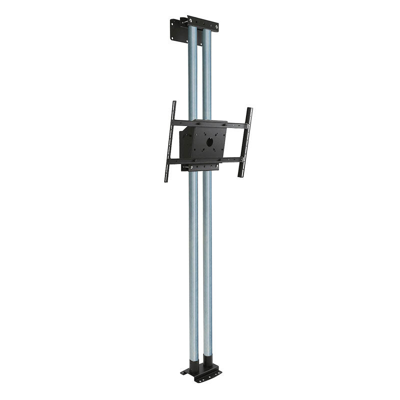 Peerless Modular Series Dual Pole Floor-to-Wall Kit (Zinc) MOD-FW2KIT300