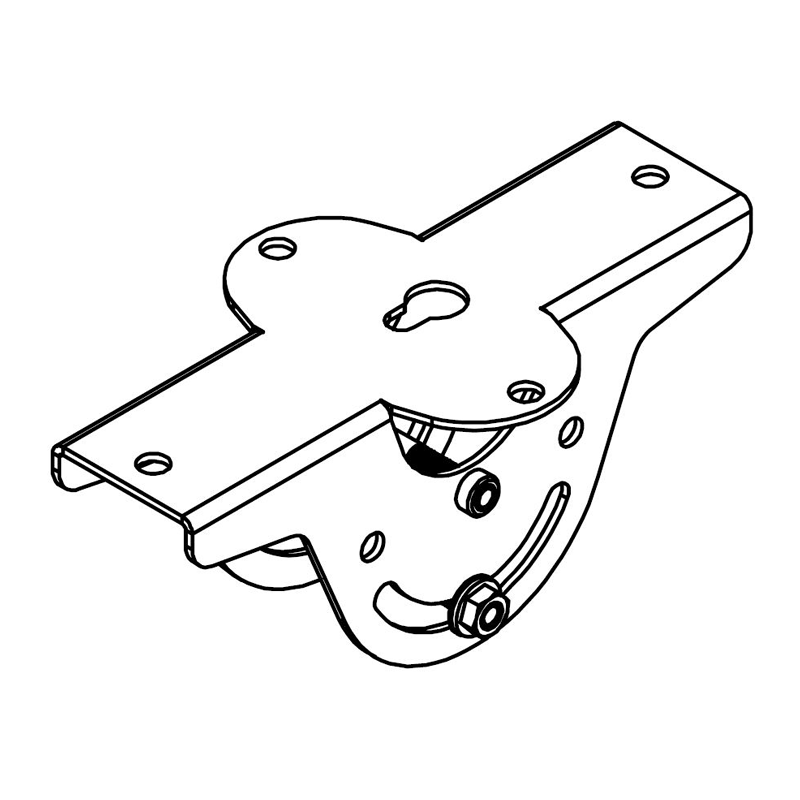 Peerless Modular Series Cathedral Ceiling Plate (White) MOD-CPC-W