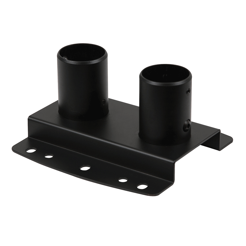 Peerless Modular Dual Pole Ceiling or Floor Plate (Black) MOD-CPF2