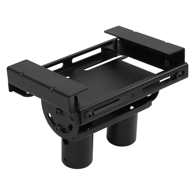 Peerless Modular Dual Pole I-Beam Ceiling Plate (Black) MOD-CPI2
